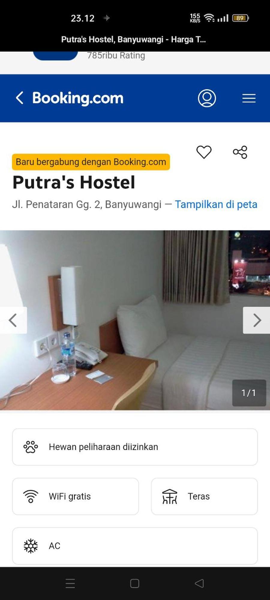 Putra'S Hostel Banyuwangi  Eksteriør billede